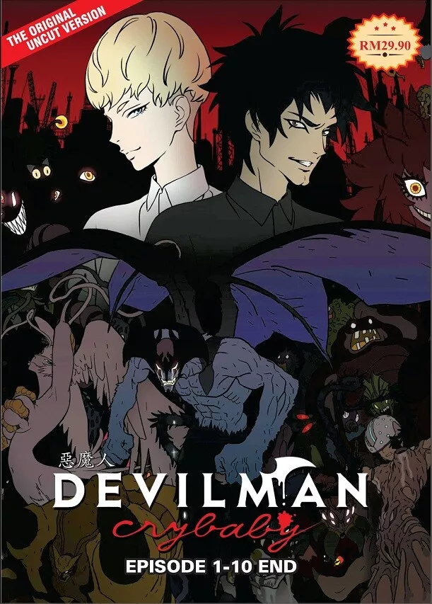 DVD Anime UNCUT Devilman Crybaby Complete TV Series 1 10 End