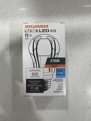 Sylvania 78907 Ultra A19 Omni-Directional LED Lamp Medium Base 12 W Frosted