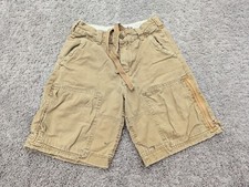 Abercrombie  Fitch Cargo Shorts Youth Boys Large Beige Pocket