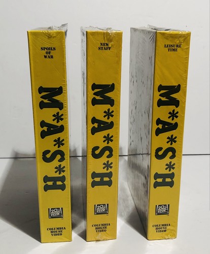 3 MASH The Collector's Edition VHS Spoils Of War /New Staff / Leisure Time New - Picture 4 of 11