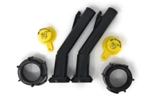 2 -  Fuel Gas Can Jug Spouts Nozzles, Rings & Caps, Replaces Blitz 900302 900092