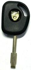 REPLACEMENT TRANSPONDER CHIPPED UNCUT BLADE IGNITION KEY BLANK - FIT JAGUAR 