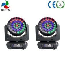 BECEN 37x15w RGBW 4in1 Led wash zoom moving head light dj Disco Stage Light 2pc