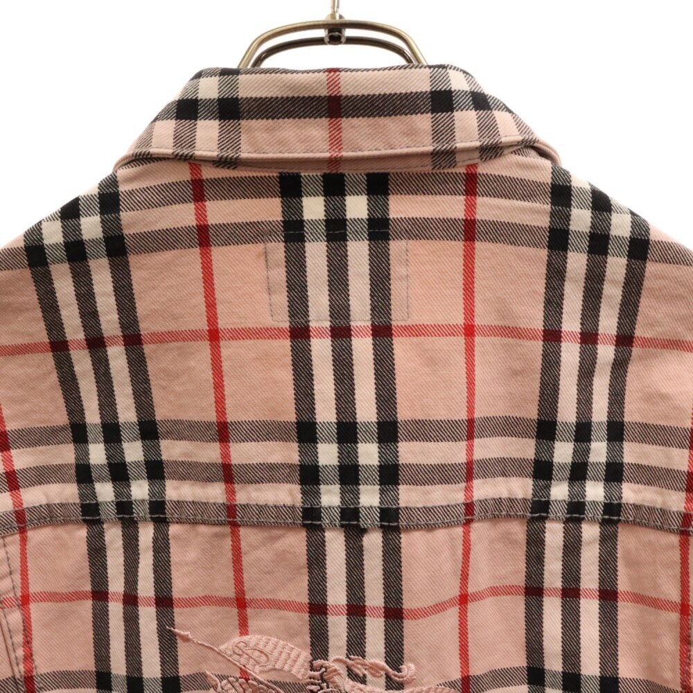 SUPREME 22SS Burberry Denim Trucker Jacket Denim Trucker SUPREME 22SS Burberry Denim Trucker Jacket Denim Trucker