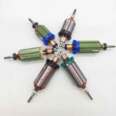 6 Types Motor Rotor Strong Electric Nail Drill Handpiece Accessories Replacement