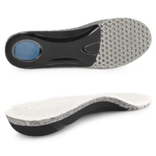 riemot Plantar Fasciitis Orthotics Insoles Lamb Wool Arch Support Shoes Inserts