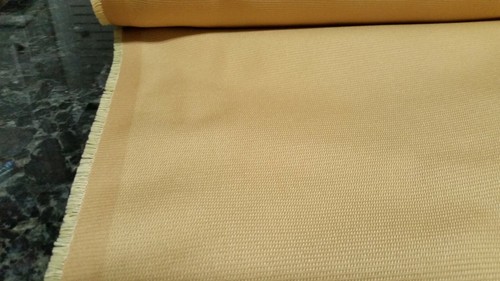 Cone Mills Jacquard matte gold solid stripe upholstery fabric 58" 13yds BTY - Picture 5 of 10