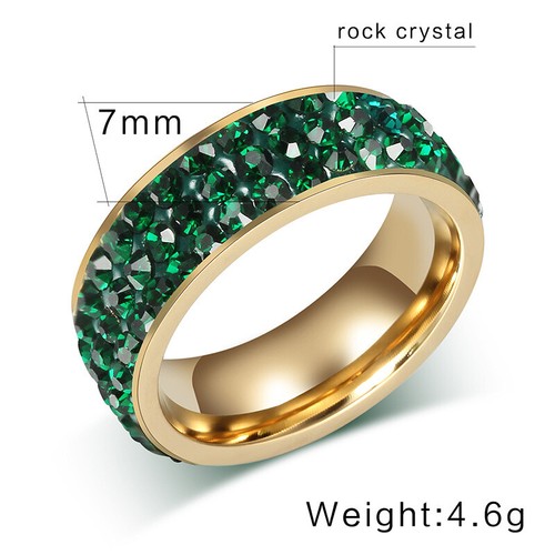 Splendido anello pieno di diamanti uomo e donna top model bigiotteria moda misura 5-12 - Foto 15 di 19