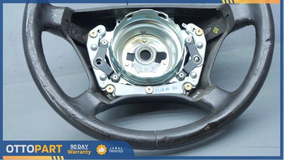 Volante negro Mercedes R129 SL500 S500 E420 1992-1999 1404603 FABRICANTE DE EQUIPOS ORIGINALES Foto 3 de 4