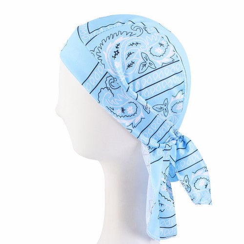 Unisex Outdoor Durag Rag Cycling Head Wrap Cap Turban Hijab Pirate Hat Bandana - Picture 13 of 85