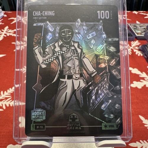 Bo Jackson Battle Arena Battlefoil Steel Cha-Ching #155 Jackson Chourio