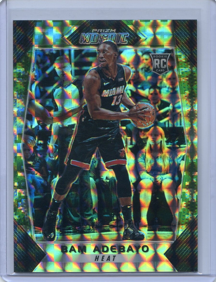 コレクション bam adebayo RC prizm mosaic 2017-18 Panini Mosaic BAM ADEBAYO RC Rookie #86 CAMO PRIZM SSP #10