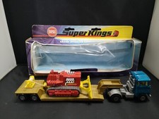 P428-MATCHBOX SUPERKINGS K-23 SCAMMELL LOW LOADER AND BULLDOZER WITH BOX