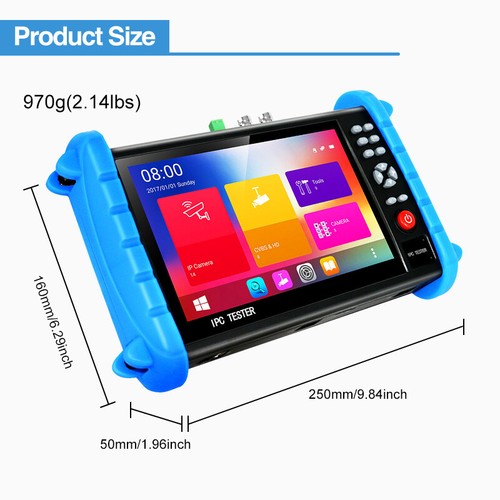 Rsrteng 7in 4K CCTV Camera Tester CVI TVI AHD CVBS SDI HDMI WIFI IPCXS-ATCHI US - Picture 11 of 12