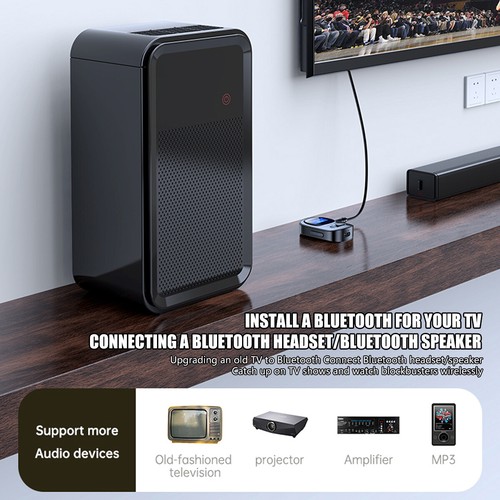 Bluetooth 5.3 USB Wireless Transmitter Receiver Portable Audio Adapter 3.5mm Aux - Picture 7 of 12