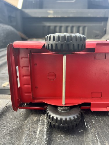Vintage 1974 Tonka Dodge Pick Up Truck Camper, Pressed Steel Toy Vehicle, Red -B - Picture 17 of 18