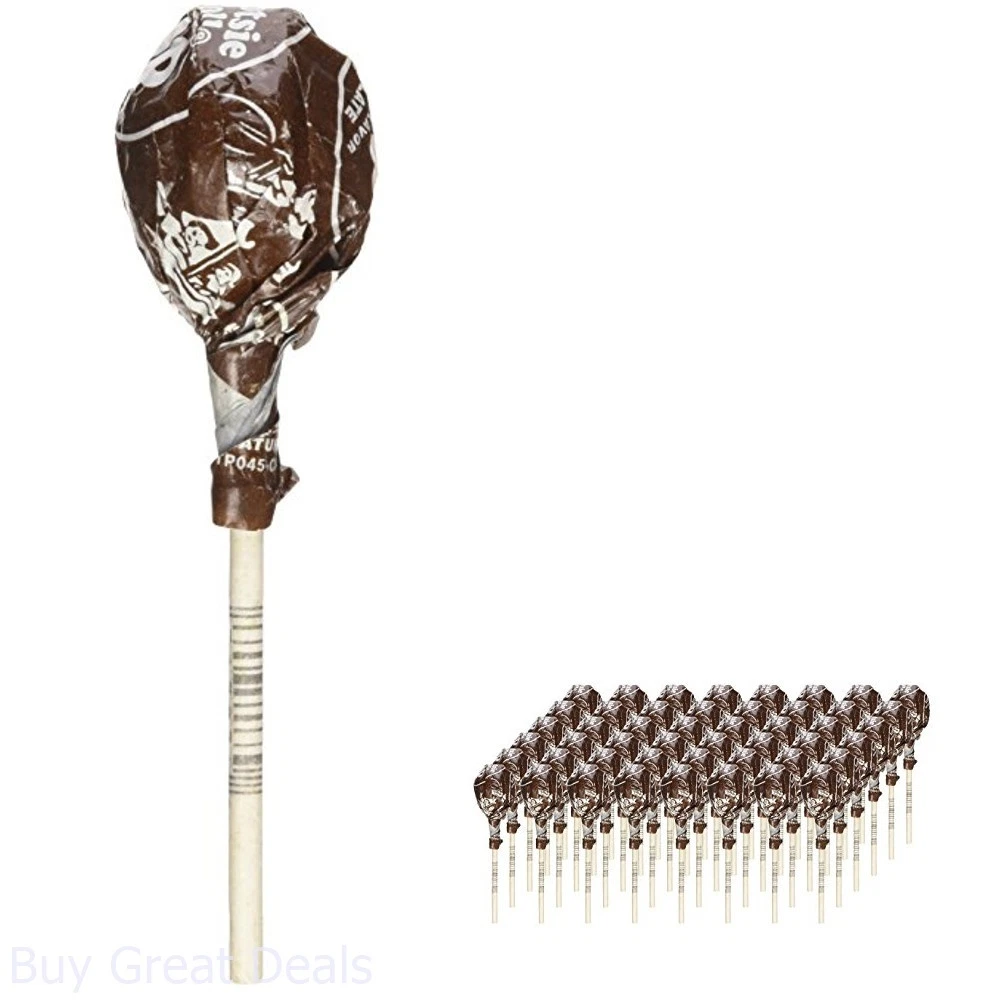 Chocolate Tootsie Pops 60 Pops Bulk Chewy Tootsie Roll Center Candy  LolliPops 767563094968 | eBay