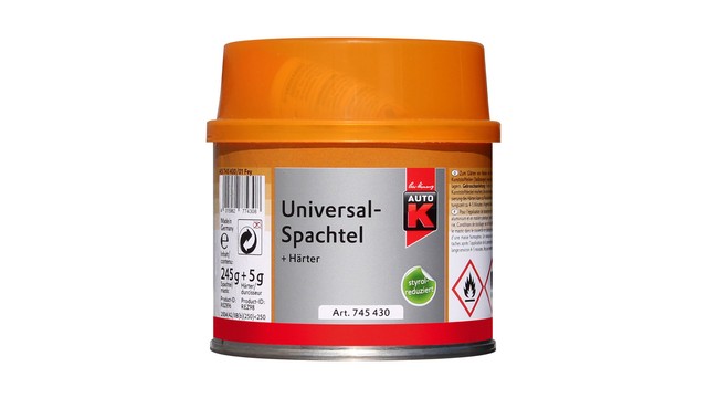 Auto K Universalspachtel 250g Spachtelmasse KFZ Auto Aluminium Kunststoff uvm Auto K Universalspachtel 250g Spachtelmasse KFZ Auto Aluminium Kunststoff uvm