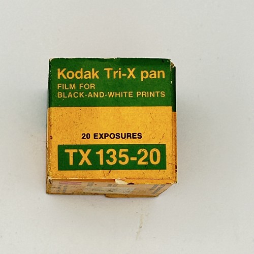 Kodak Tri-X Pan Black Black & White Print Film TX 135-20 Exp 12/1982 Unopened