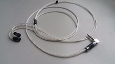 1x sennheiser ie8 ie80 occ silver cable 3.5mm mini plug
