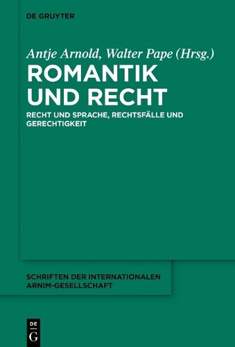 Thumbnail - Antje Arnold Romantik Und Recht (gebundene Ausgabe) (us Import)