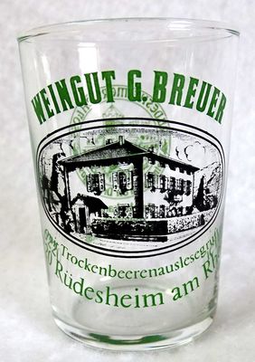 WEINGUT G. BREUER Wine Tasting Shot Glass 2-3/4 inch Georg Breuer Germany