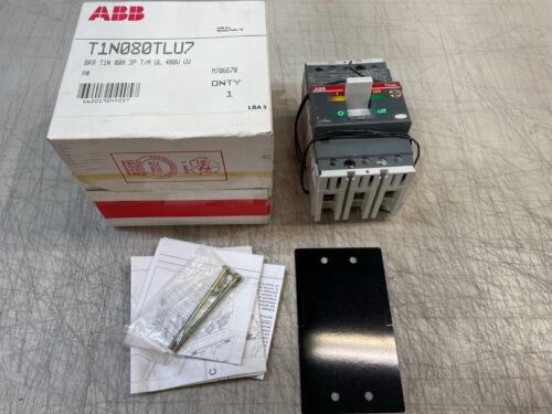 ABB T1N080TLU7 Circuit Breaker 3P 80A 480V