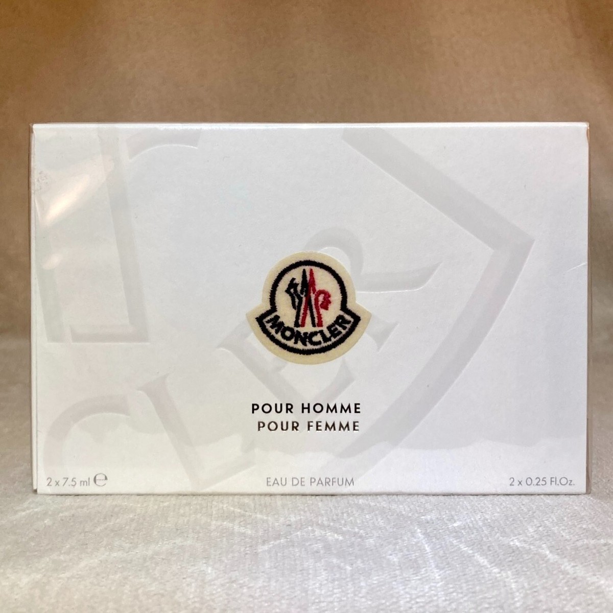 Moncler Pour Homme +Pour Femme EDP MINI Splash Dab Set 2x .25oz