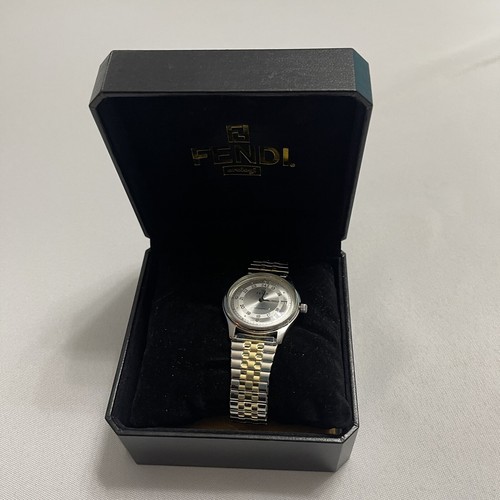 Fendi Orologi Automatic Silver Gold Tone Watch