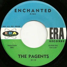 The Pagents - Enchanted / Big Daddy 1963 7", Single Era Records 3119 Very Good P