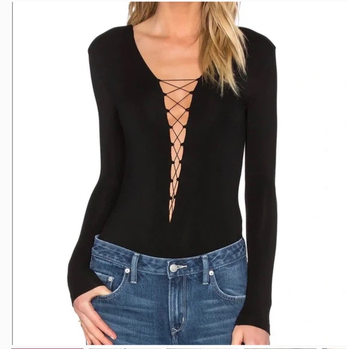 t by alexander wang lace up bodysuit size 8 | eBay t by alexander wang lace up bodysuit size 8 | eBay