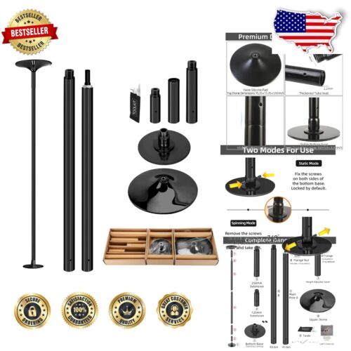 Adjustable 45mm Heavy-Duty Dance Pole - Professional Grade for Home or Studio