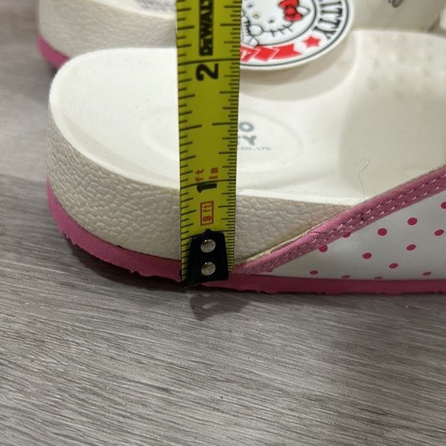 nib // hello kitty thong slide cushion sandals 910724 - Picture 9 of 13