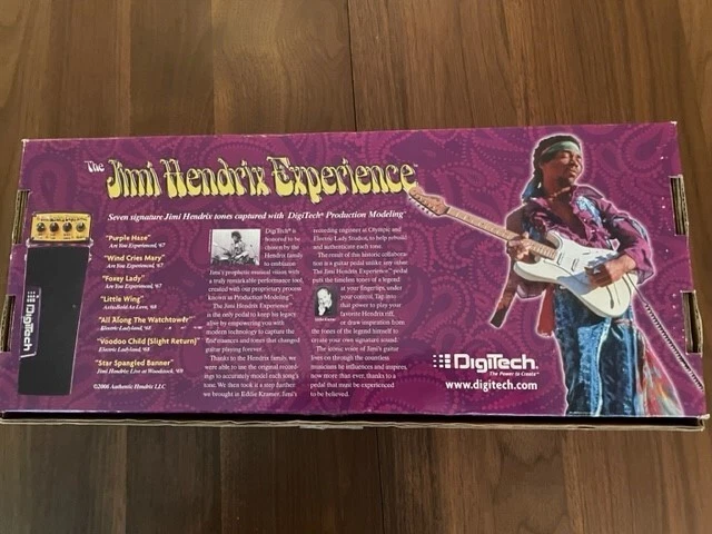 DigiTech Jimi Hendrix Guitar Foot Pedal Seven Signature Tones eBay
