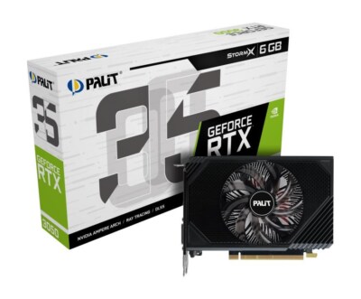4710562244168 RTX 3050 6GB Palit StormX GDDR6 1Fan 