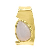 Cavill Chalzedon AnhäNger 2,87Ct Tropfen 925 Silber Vergoldet Damen
