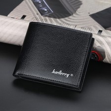 Fashion Men's Bifold Leather Wallet ID Credit Card Holder Purse Clutch Billfold