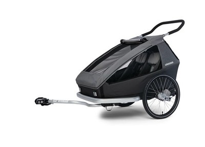 CROOZER Kid Keeke 2 Fahrradanhänger + Hängematte für Baby