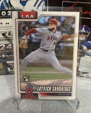 2026 Topps Series 2 Jayvien Sandridge Rookie RC #511 Angels (LAA)