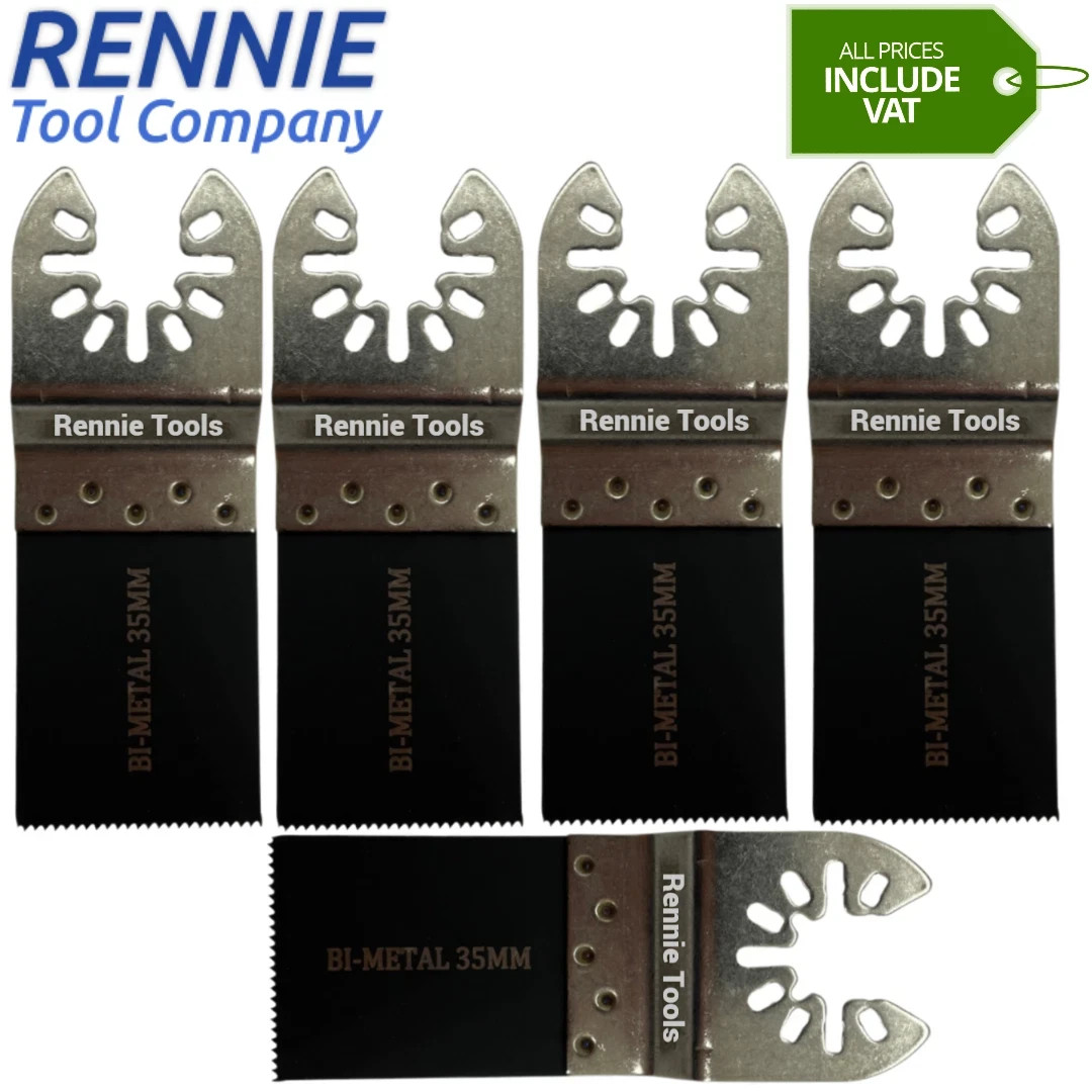 35mm Wide Bi-Metal Oscillating Multi Tool Blade Fits Dewalt Fein Makita Etc