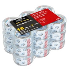 Clear Heavy Duty Packing Tape 2.7 Mil 2 Inch x 68 Yards Shipping Moving 2 PCS