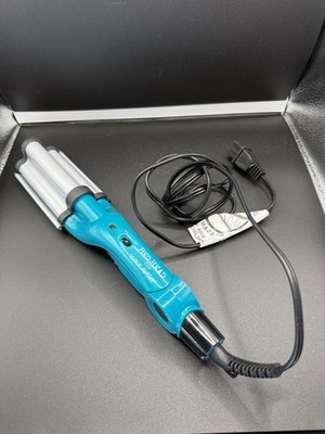 TIGI Bed Head Wave Artist Hair Waver Iron Teal Ceramic Tourmaline Curling Iron