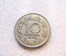 1929 Austria 10 Groschen Coin