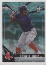 2021 Bowman Platinum Top Prospects Aqua Ice Foilboard /250 Gilberto Jimenez 0wp8