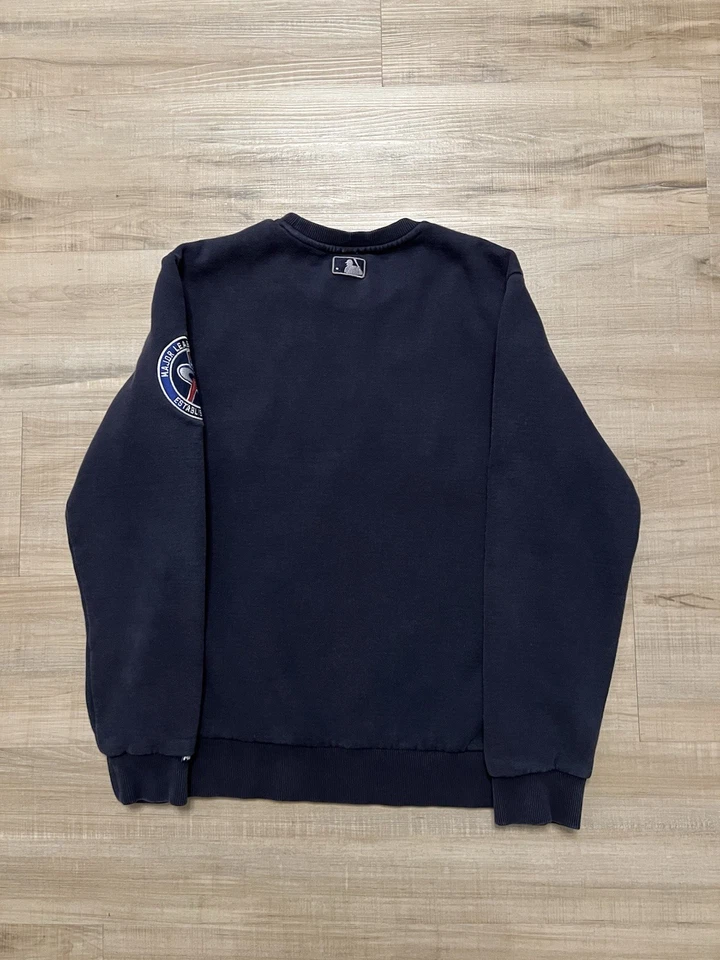 New York Yankees Crewneck Pullover Youth Size 95 Large Navy Sweatshirt MLB Kids - Image 2 of 4