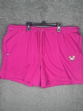 NEW Nike Shorts Mens 2XL Pink French Terry 5" Above Knee Athletic Beach Cruise