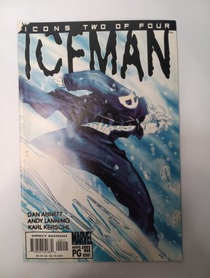 2001 Marvel PG Iceman #2   ICONS Series Free Shipping! A495
