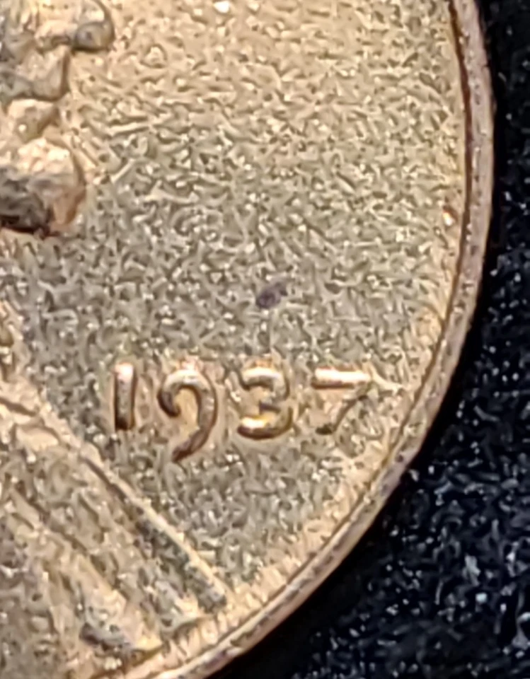 1937 Wheat Proof Penny RD DOO DDR Error Wheat Pennies - Image 3 of 4
