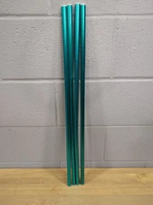 Lovesac Sectional Storage Poles Turquiose Aluminum Lot Of 4 SEE DESCRIPTION!