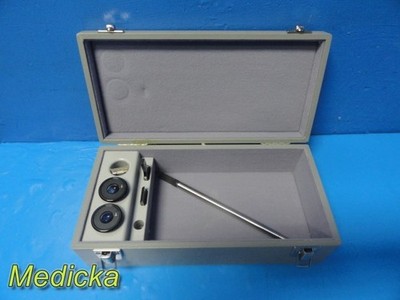 Haag-Streit Ophthalmic Accessory Set W/ Tonometer Arm,Prisms,Lenses,Case ~ 38556